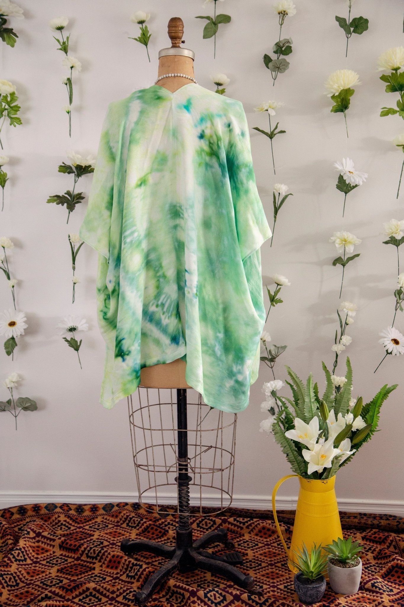 Kimono - Sea Green - RainandMoonwater