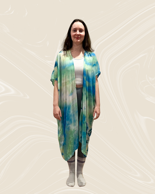 Maxi Kimono - Sea Green