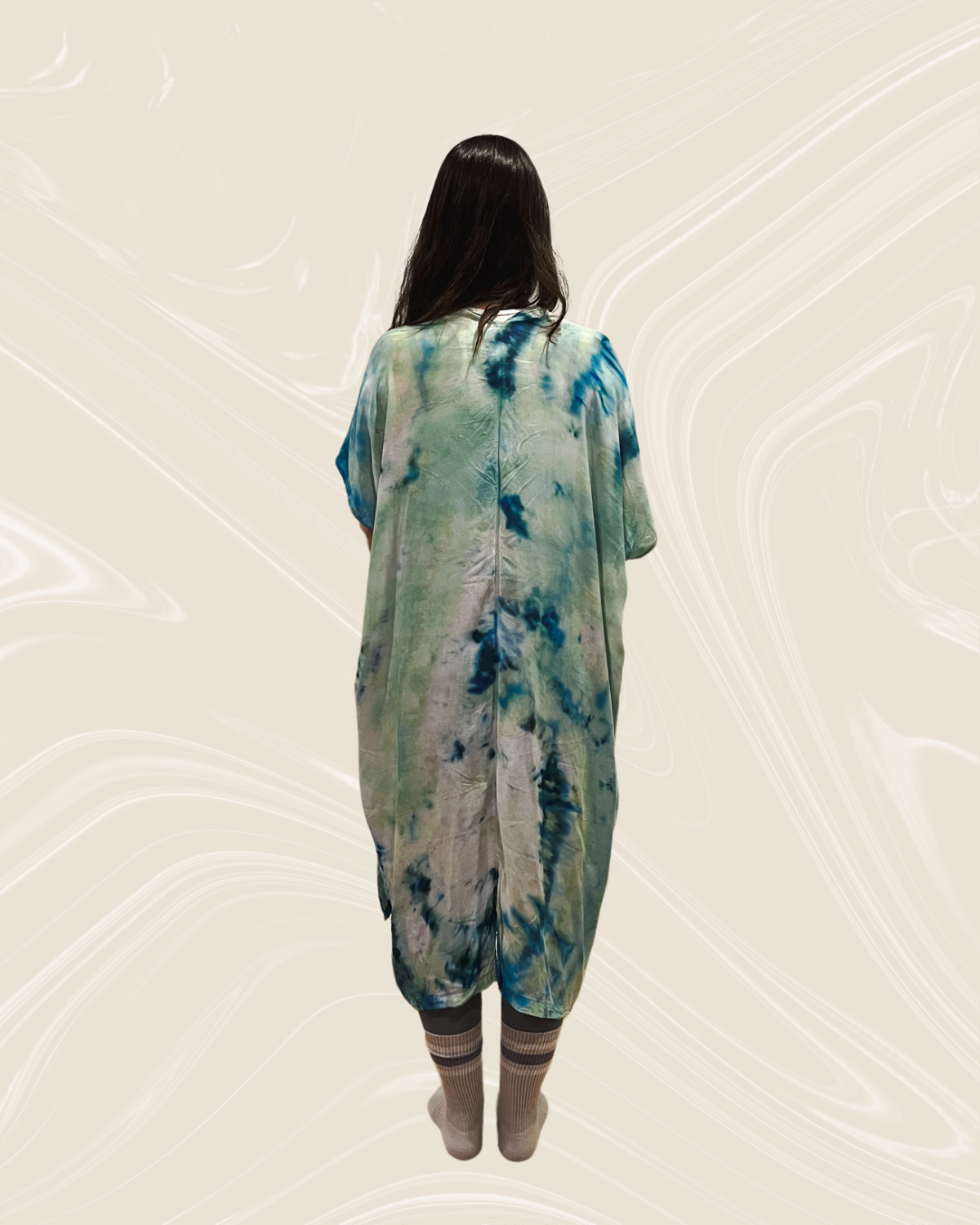 Maxi Kimono - Sea Green