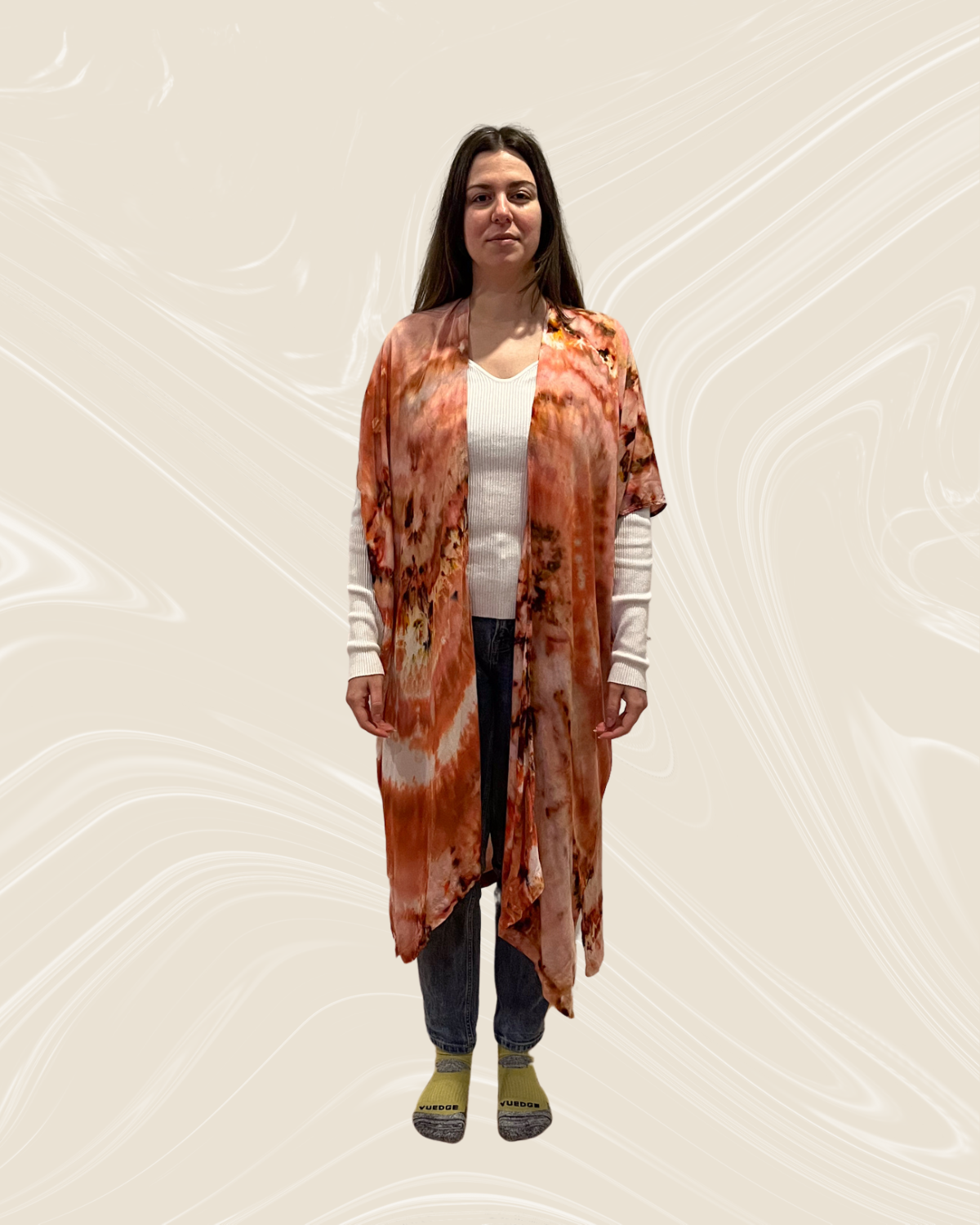 Maxi Kimono - Terracotta