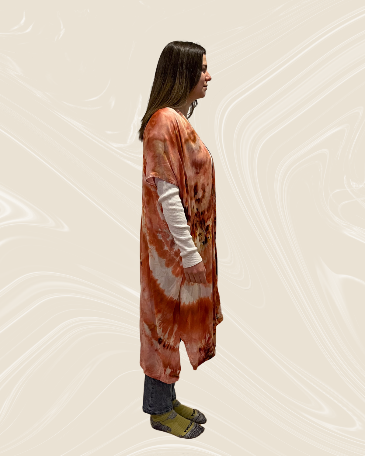 Maxi Kimono - Terracotta