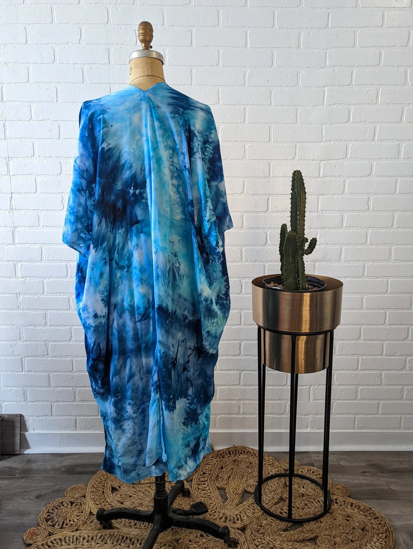 Maxi Kimono - Coachella Blue - RainandMoonwater