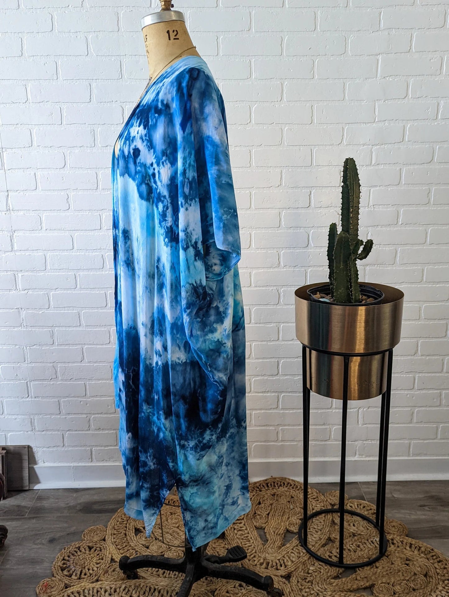 Maxi Kimono - Coachella Blue - RainandMoonwater